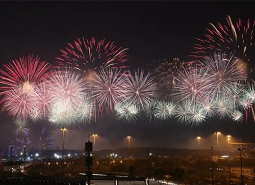 恩平市焰火晚会